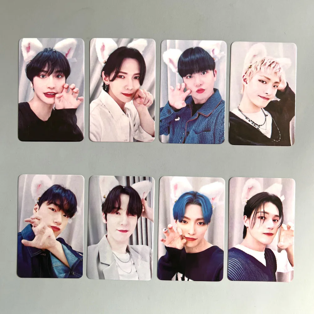 

8Pcs/Set KPOP ATEEZ THE WORLD EP.2 OUTLAW Album Makestar Ver Lomo Cards Hongjoong San Mingi Two Sides Photocards ATINY Fans Gift