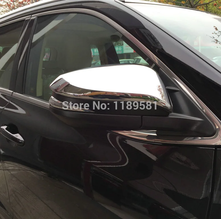 

ABS Chrome Side Mirror Cover Trim For Toyota Highlander 2014-2019 Car Accessories Stickers