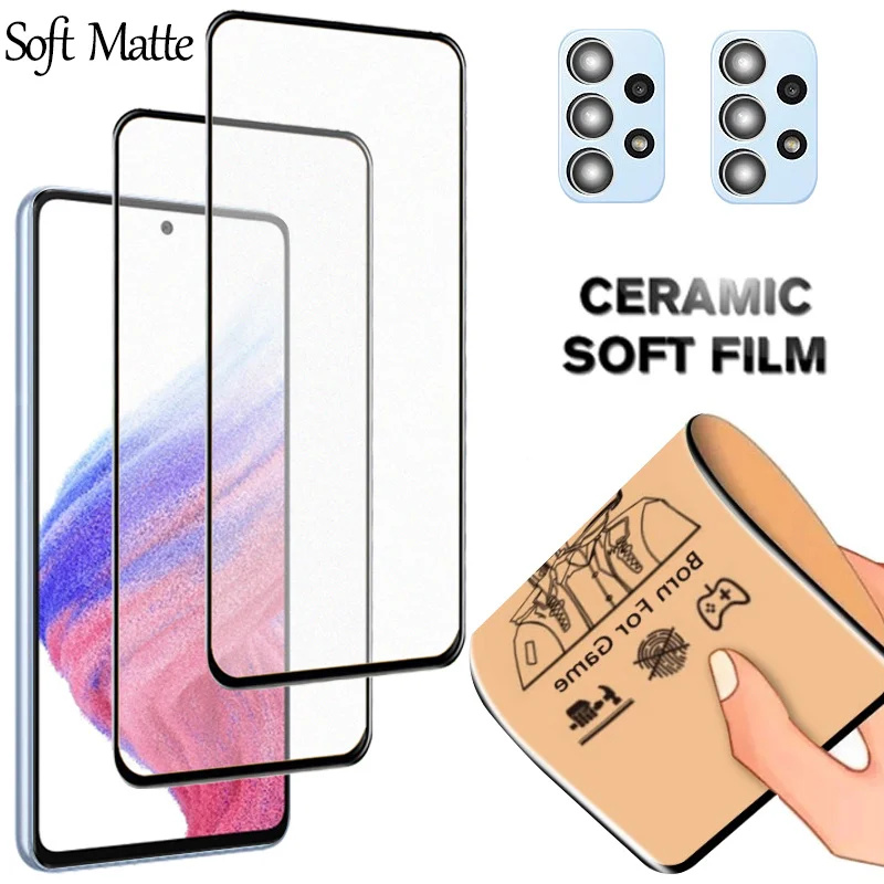 A13 matte screen protector for samsung Galaxy a53 5g frosted film for samsung a53 a33 a73 soft protective glass a32 a52 a13 a22