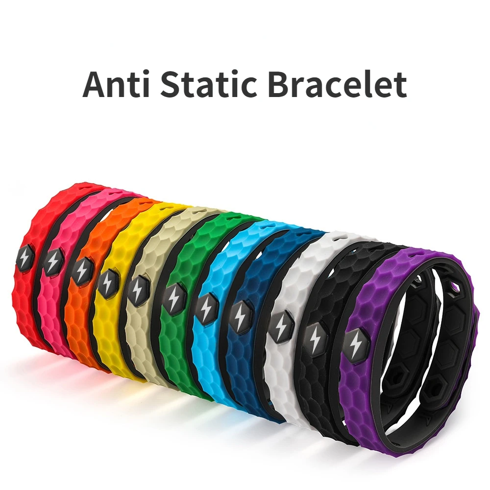 Wireless Waterproof Human Body Anti-static Artifact Silicone Bracelet For Women Men Balance Anion Negative Ion Energy Jewelry