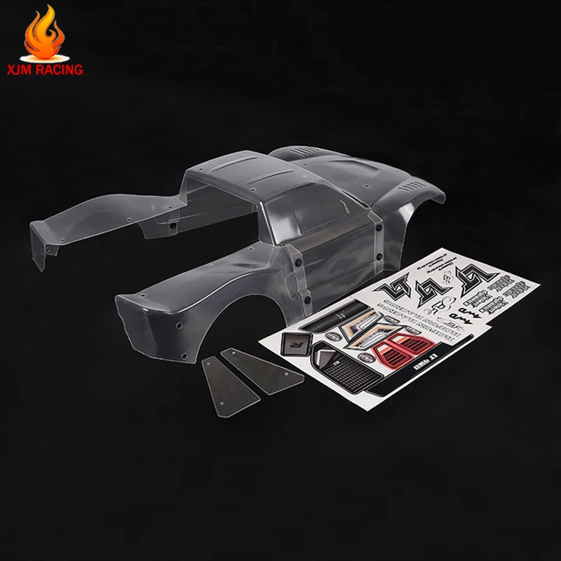 Plastic Transparent Car Shell Body with Stickers Set for 1/5 LOSI 5IVE-T ROFUN ROVAN LT KINGMOTOR X2 DDT FID RACING RC CAR PARTS