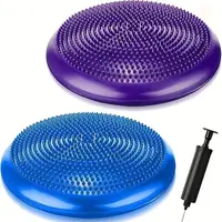 Almohadilla de equilibrio, cojín de asiento de masaje para Yoga, bola de equilibrio gruesa a prueba de explosiones, cojín de asiento de masaje inflable, placa de equilibrio