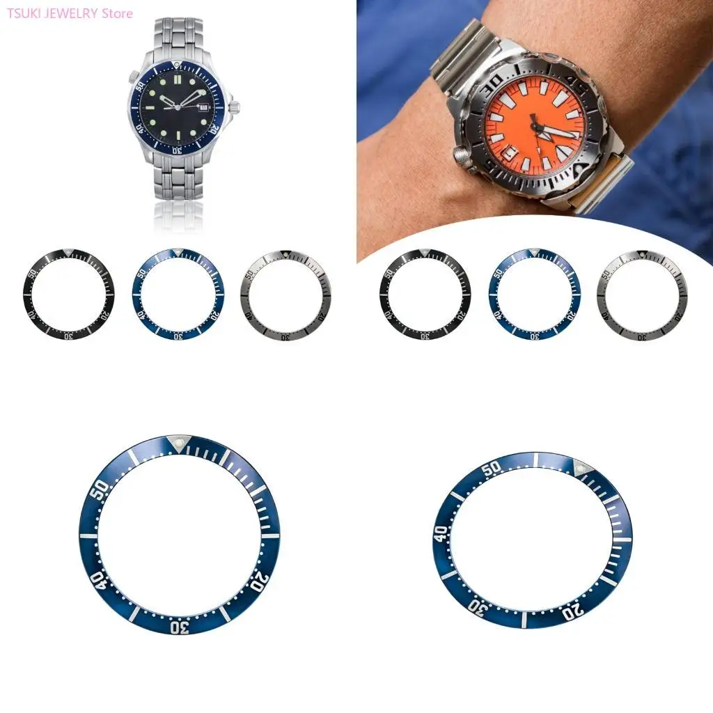 

62KE Aluminum Ceramic Watch Bezel Aluminum and Ceramic Construction 10g for Repair