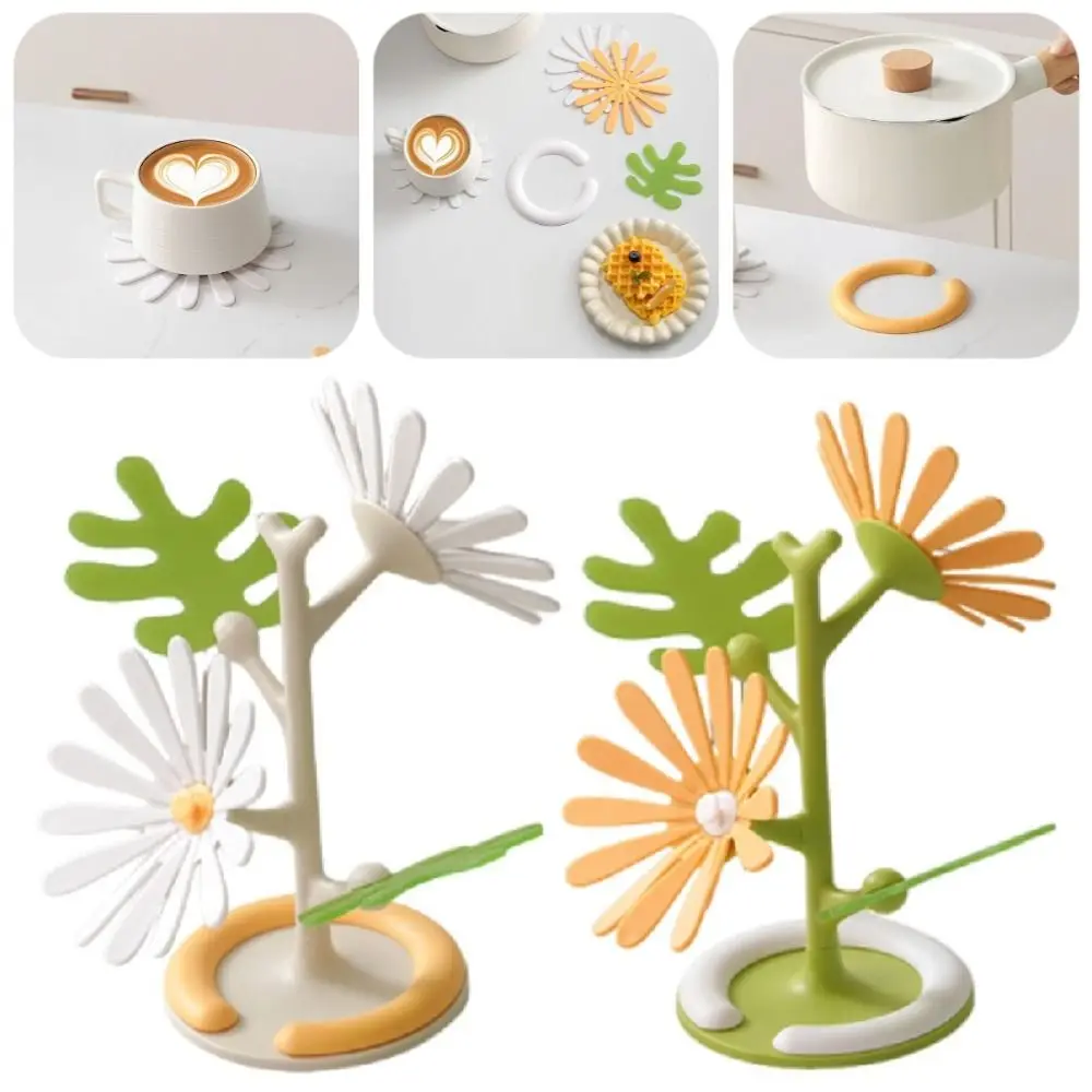 

Anti Scald Tree Shape Table Mat Heat Resistant Anti-fouling Dishes Heat Insulation Pad Non-slip Table Protection