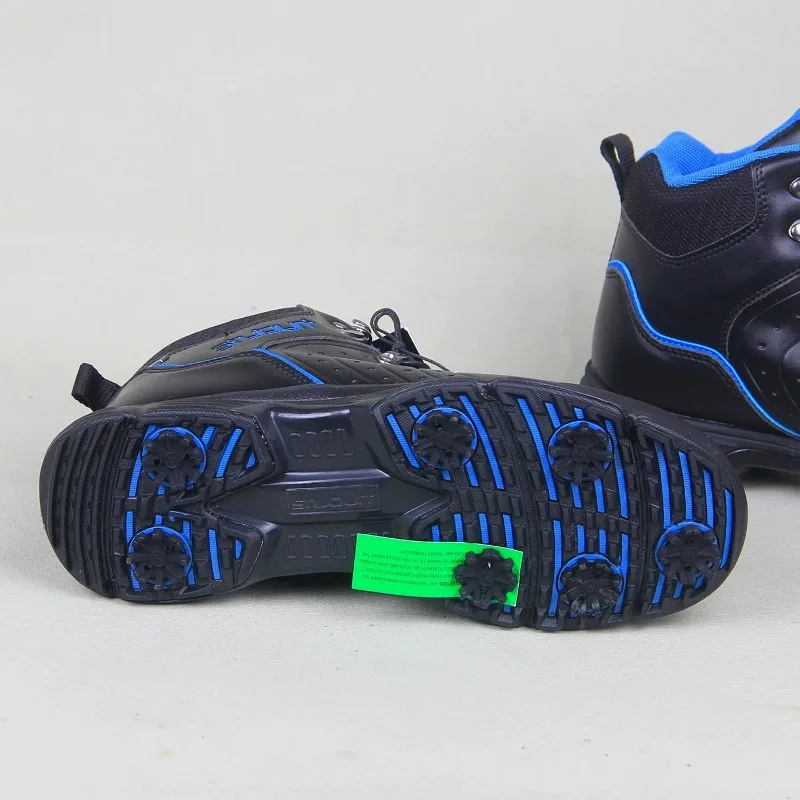 2026 New Golf Training Shoe for Men Designer Gym Sneakers Mens High Top Leather Golf Shoes Man Anti-Slip Spikes Golf Sneakers - view 5