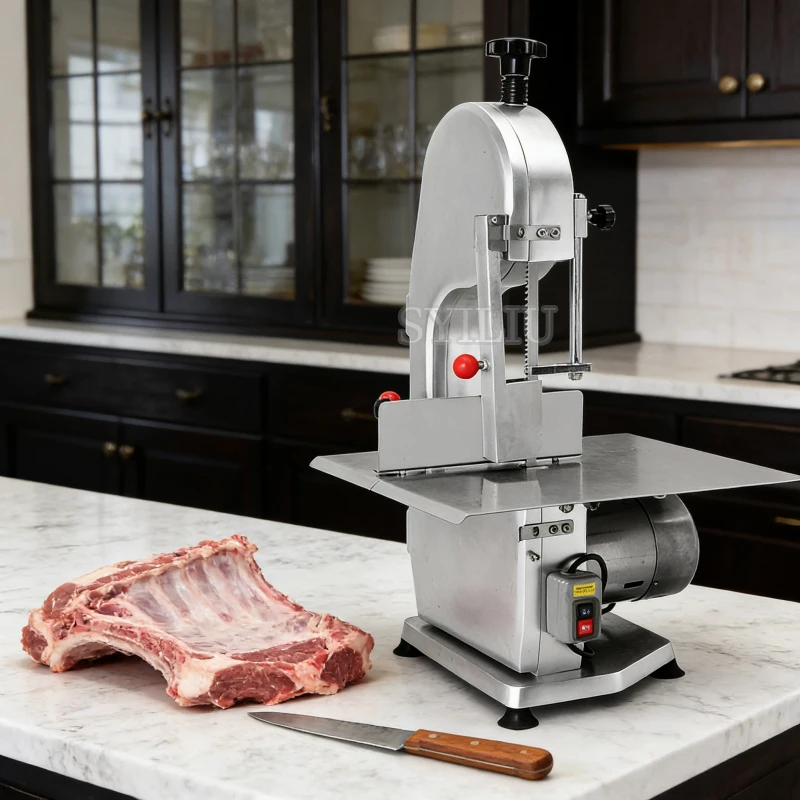 Commercial Electric Fish Frozen Meat Cutter Bone Cutting Meat Saw Machine with Gearbox for Manufacturing Plant