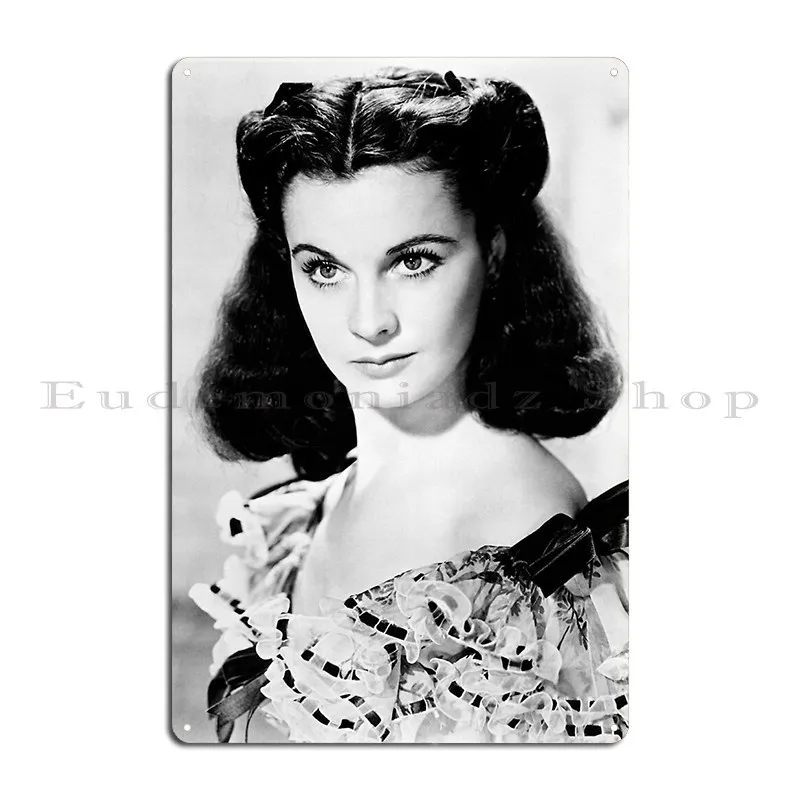 Vivien Leigh Legend Metal Plaque Poster Cinema Bar Cave Plates Garage Personalized Tin Sign Poster