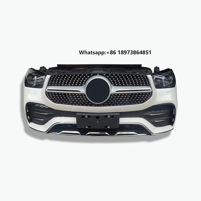 

Front Bumper, Grill, Radiator Fan, Parking Sensor, Trailer Cover, Diffuser and Headlights of for Mercedes GLE W167