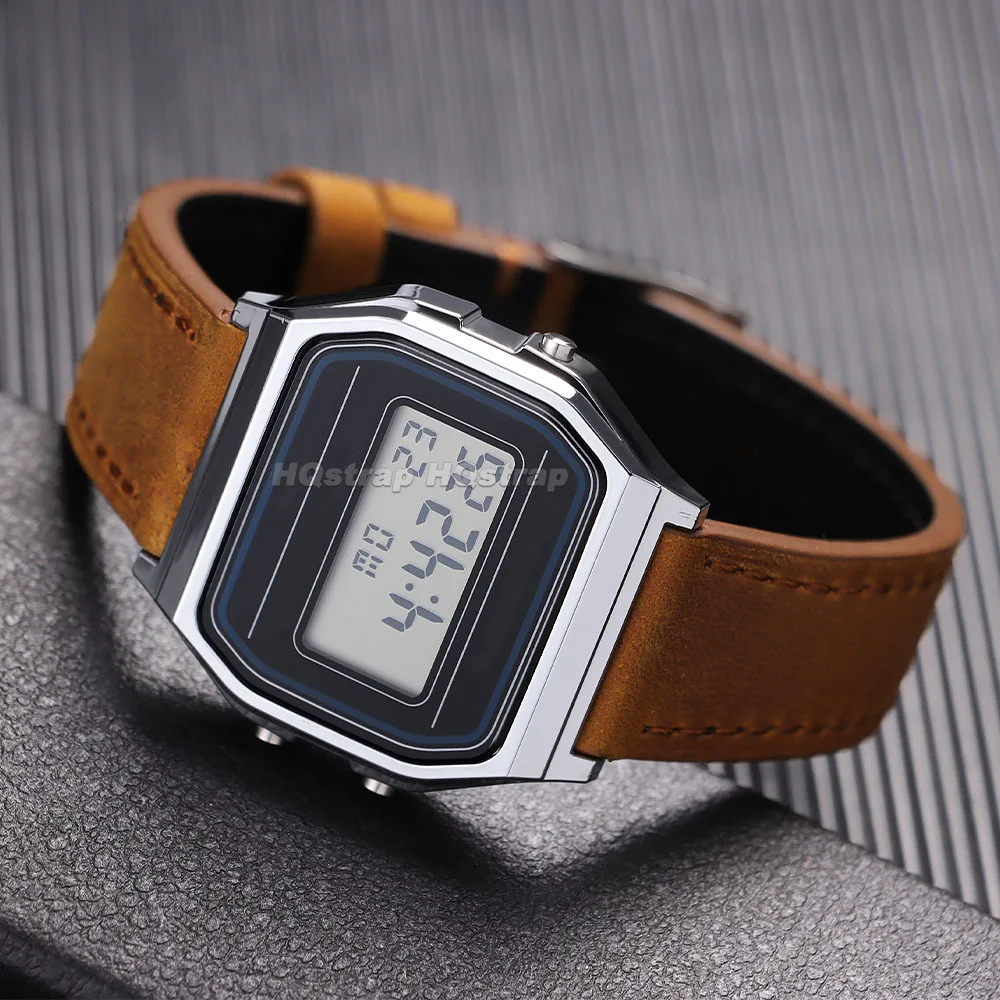 خمر حزام ساعة جلدية العالمي الإفراج السريع حزام الساعات 18/19/20/21/22/24 مللي متر ل Seiko ل أوميغا خياطة سوار جلد البقر #6