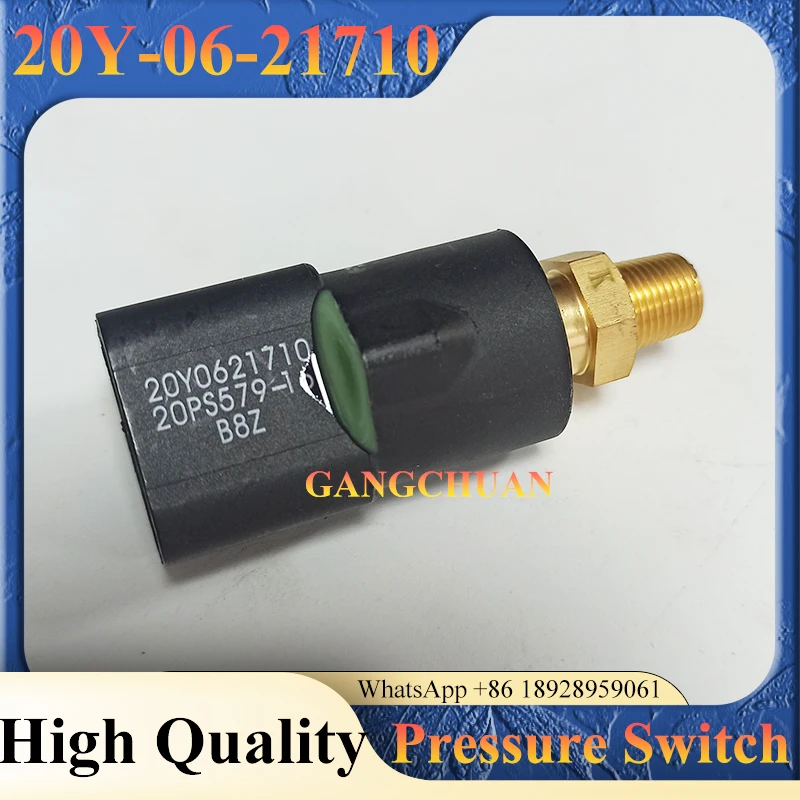 Interruptor del sensor de presión 20Y-06-21710 para repuestos de excavadora PC200-6 PC400-7