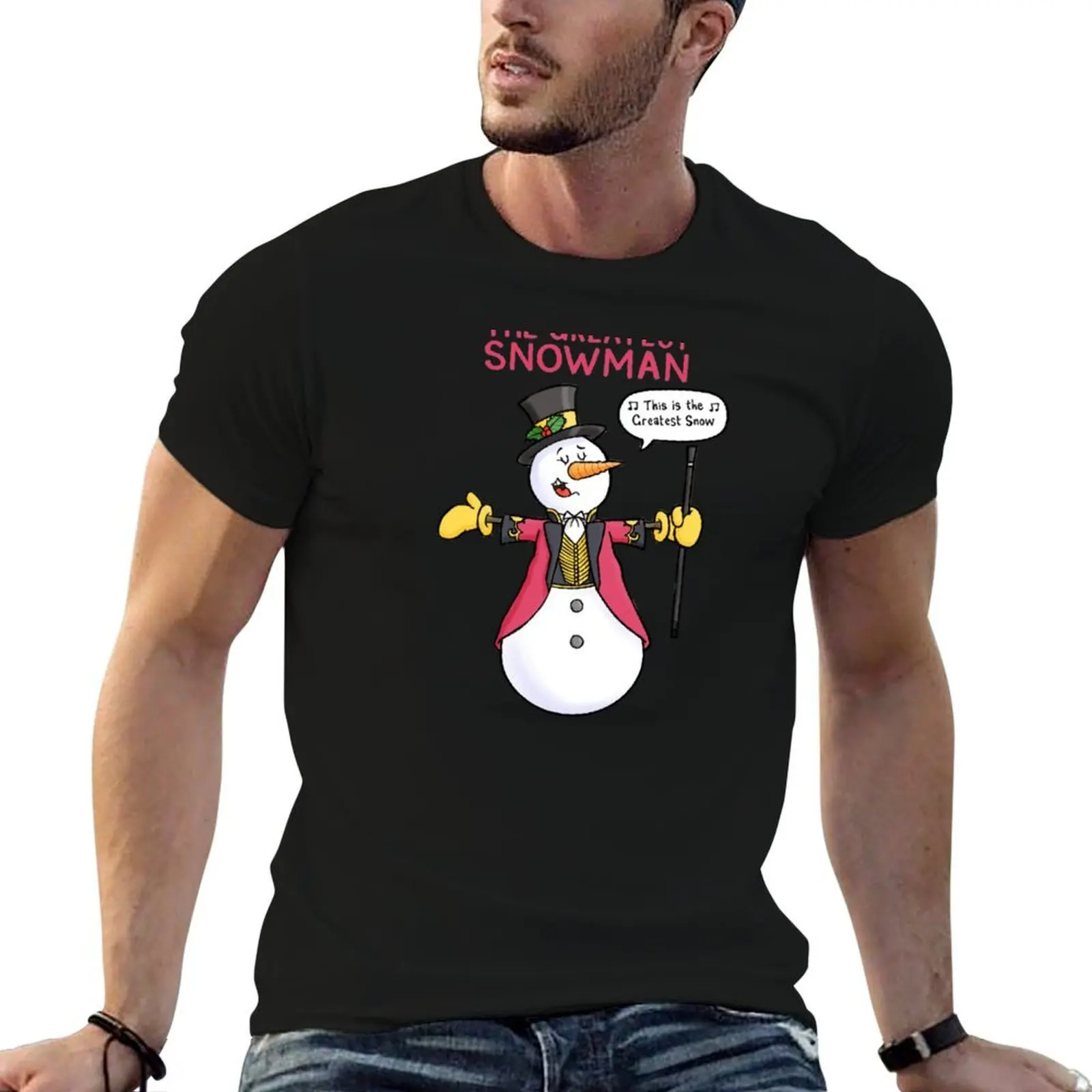 

The Greatest Snowman T-Shirt t shirts for man slim fit t shirts for man graphic vintage T-Shirt