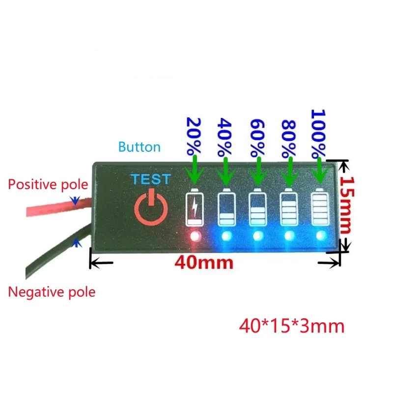 Intelligent Battery Display Lithium Battery Level Indicator 18650 Lipo Li-ion Capacity Board Charging Tester 1S-7S 3.7-25.2V