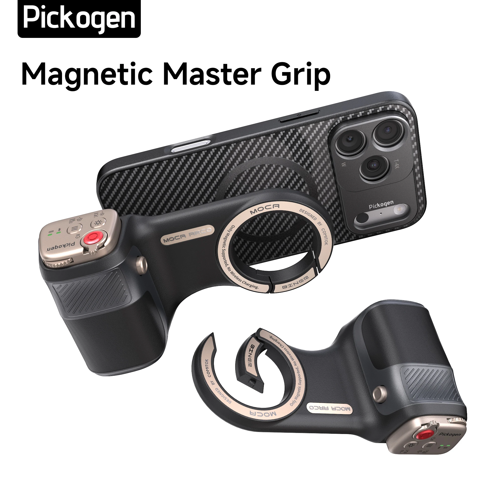 【¥2,847】PICKOGEN マグネット式 撮影用ハンドルグリップキット-アリエク特価アラート