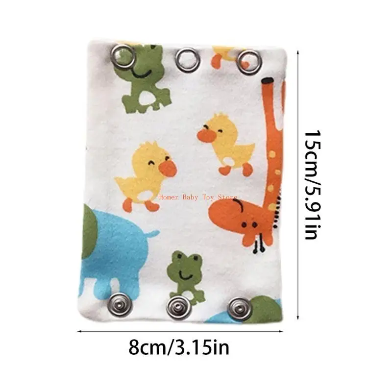 J0PF 5 Pieces Baby Clothes Extender Onesie Cotton Extenders Diaper Romper Lengthen Extend Film Baby Boys Girls Romper Partner