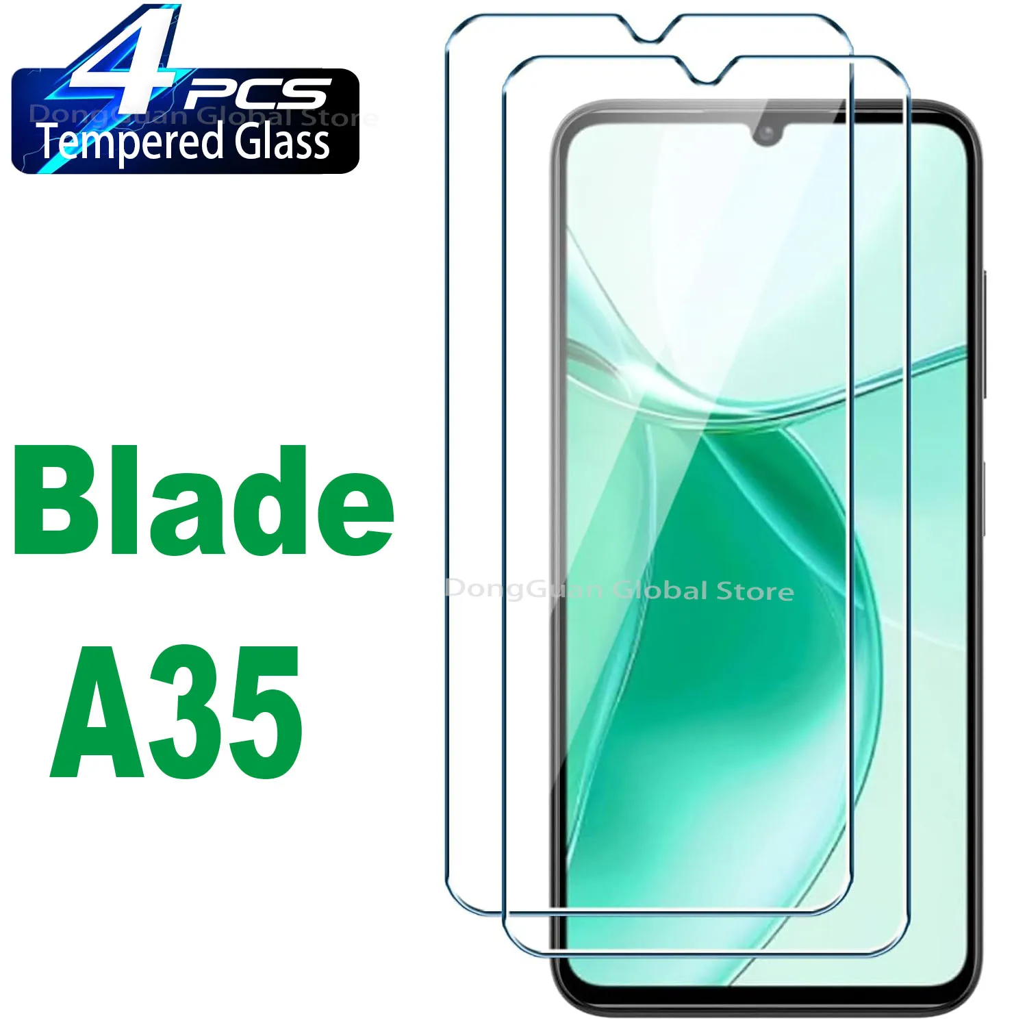 

For ZTE Blade A35 Tempered Glass Screen Protector Glass Film