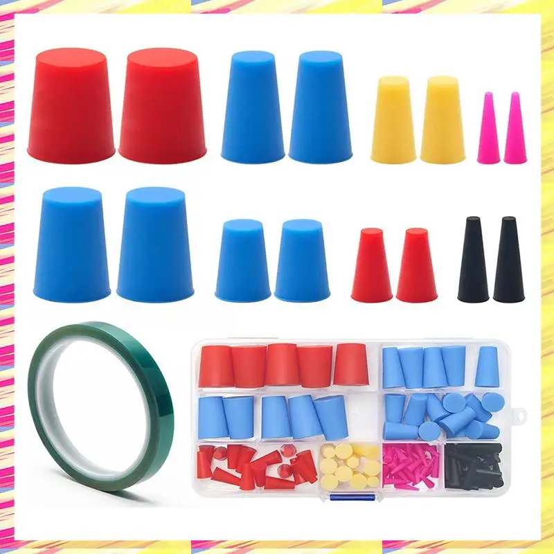 

ABJJ 1 комплект конических вилок, 8 размеров от 1/16 до 5/8 дюймов, комплект конических вилок для заглушек, покраски, уплотнения