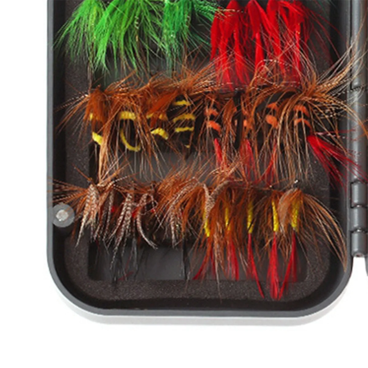 

AA85 Mixed Fly Hook Set Decoration Set Fly Hook Decoration Belt Hook Mixed Set Fly Hook for Fly Fishing Trout Fly Bait 64PCS