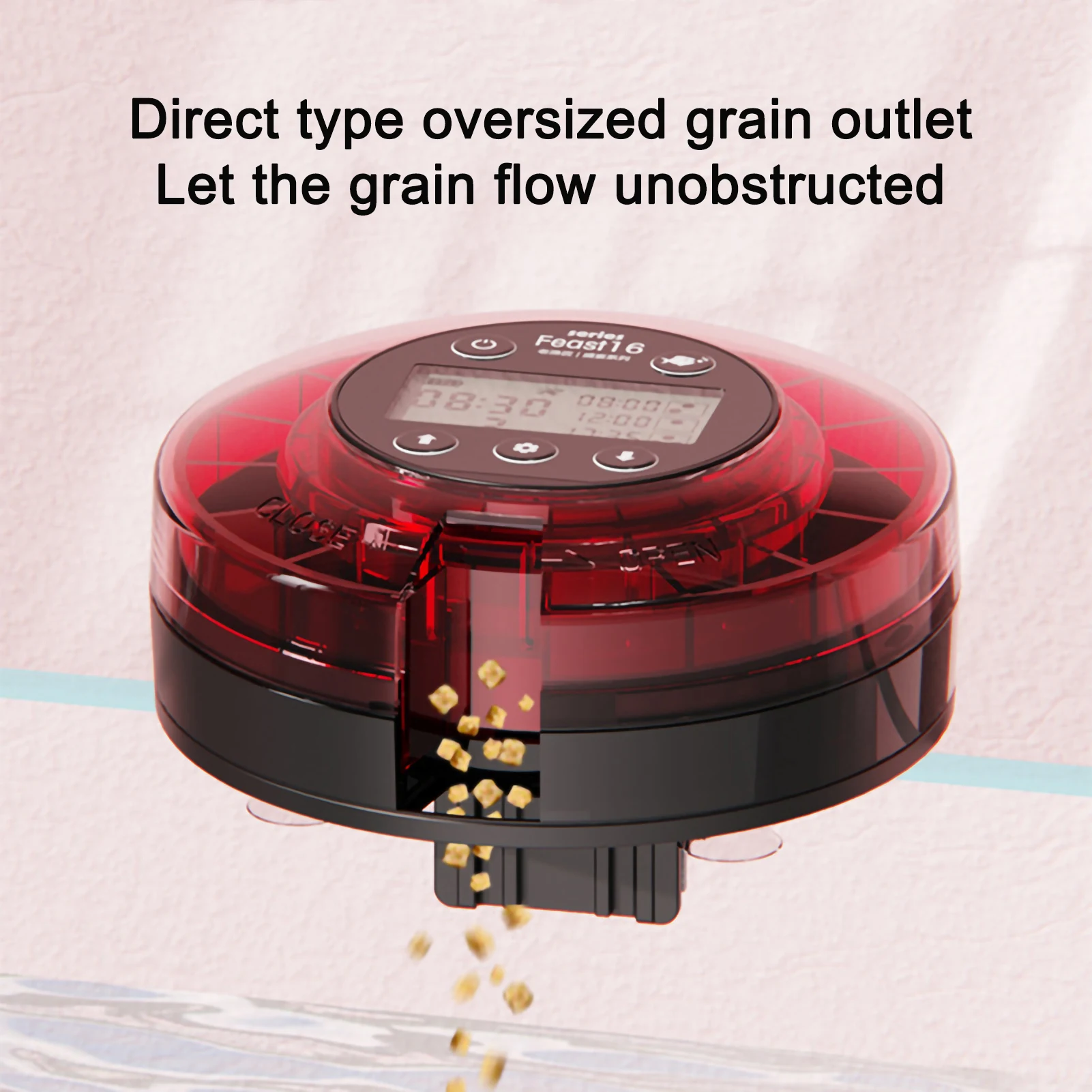 Automatic Fish Feeder For Aquarium Automatic Food Dispenser With Timer Rechargeable Timer Feeder With LCD Display