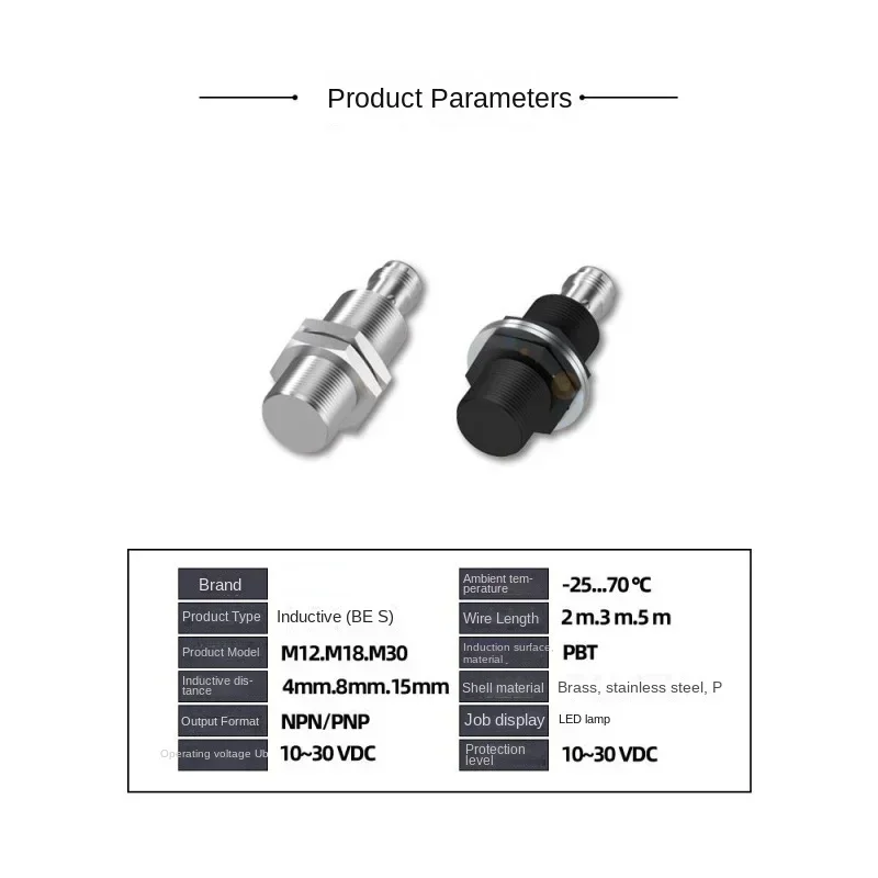 Proximity Switch Inductance BES M18MI-NSC80B-S04K/M12MI-PSC40B