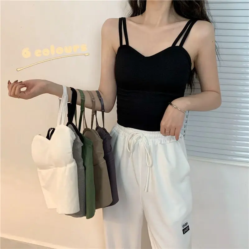 Double Strap Crop T…