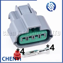 4 Pin Female Automotive waterproof Generator Connector Ignition coil plug PU465-04127 For Mitsubishi Outlander EVO X Coil BYD F3