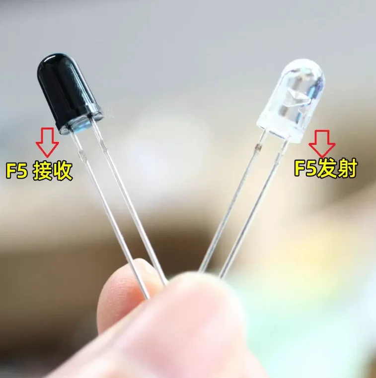 10pair (10pcs Emit + 10pcs Receive ) F3 F5 IR Emit Receive Transmit Diode Infrared LED 5MM 3MM  Emitting & Receiving