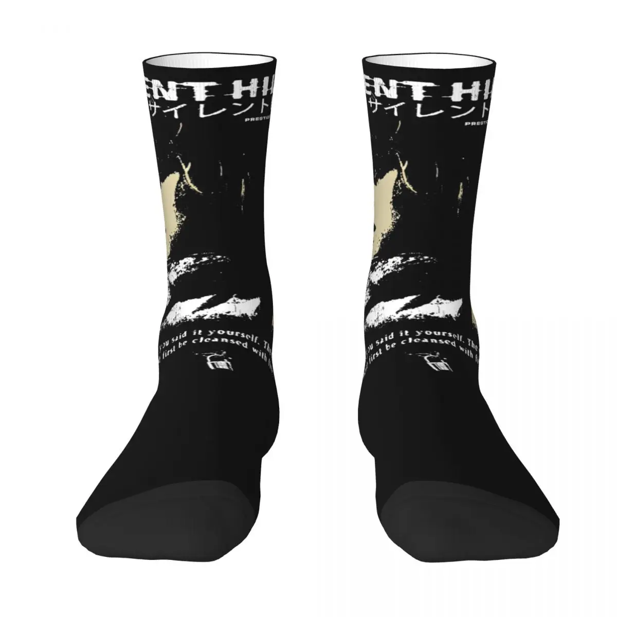 

Funny Happy Men Women Socks Silent Hill 3 Horror Game Merch Super Soft Sweat Absorbing Dress Socks