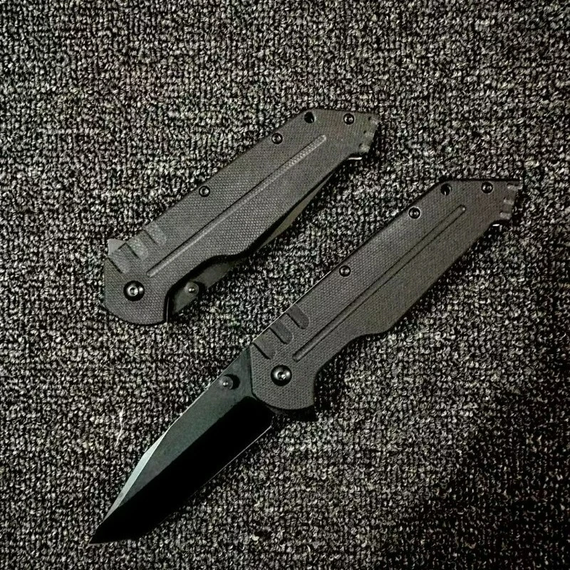 

KS3430 Utility pocket folding knife 8Cr13Mov Blad Black G10 Handle edc multitool knives Outdoo selbstverteidigung Tactical knife