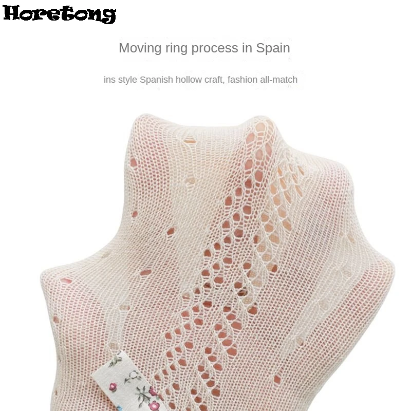 Horetong-calcetines altos hasta la rodilla para bebé, calcetín largo con lazo, algodón suave, transpirable, para niños de 0 a 7 años, novedad de verano