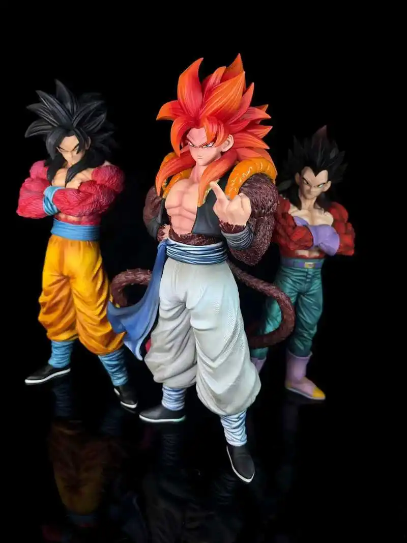 Nueva figura de Dragon Ball de 31,5 cm, Np Super Saiyan Ss4 Gogeta, adornos para ordenador de escritorio, regalos de Navidad a la moda, Juguetes