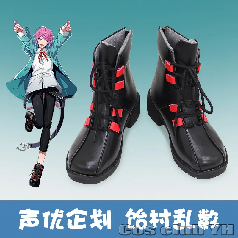 Anime Divisie Rap Battle Hypnose Mic Amemura Ramuda Cosplay Wig Shoes Kostuum Uniformen Past Outfits Volledige Halloween Costume