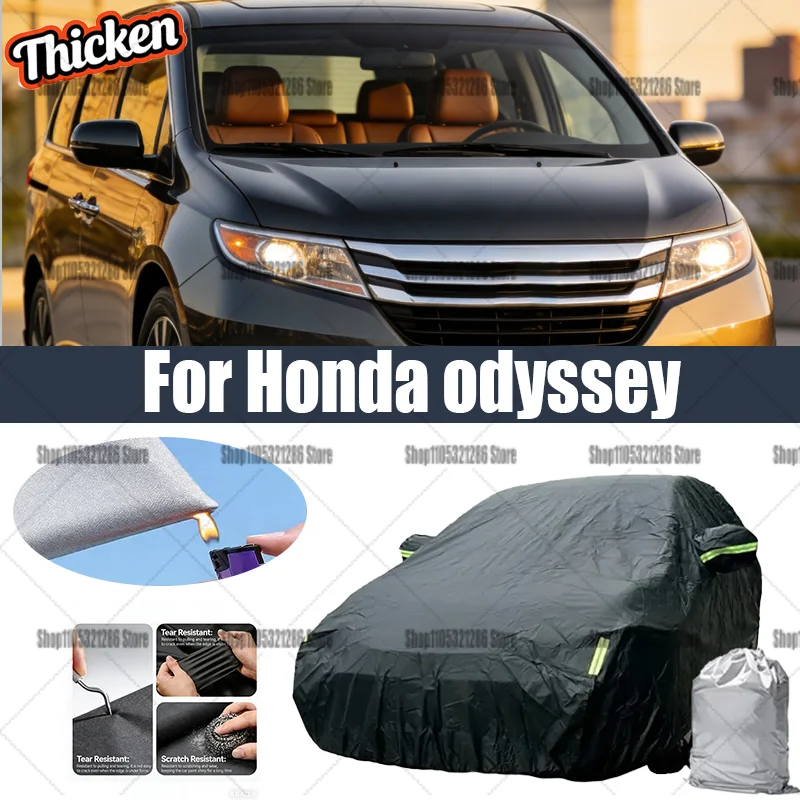 For Honda odyssey Car Cover Sunproof Windproof Dustproof Scratch Resistant UV Protection Compact Storage