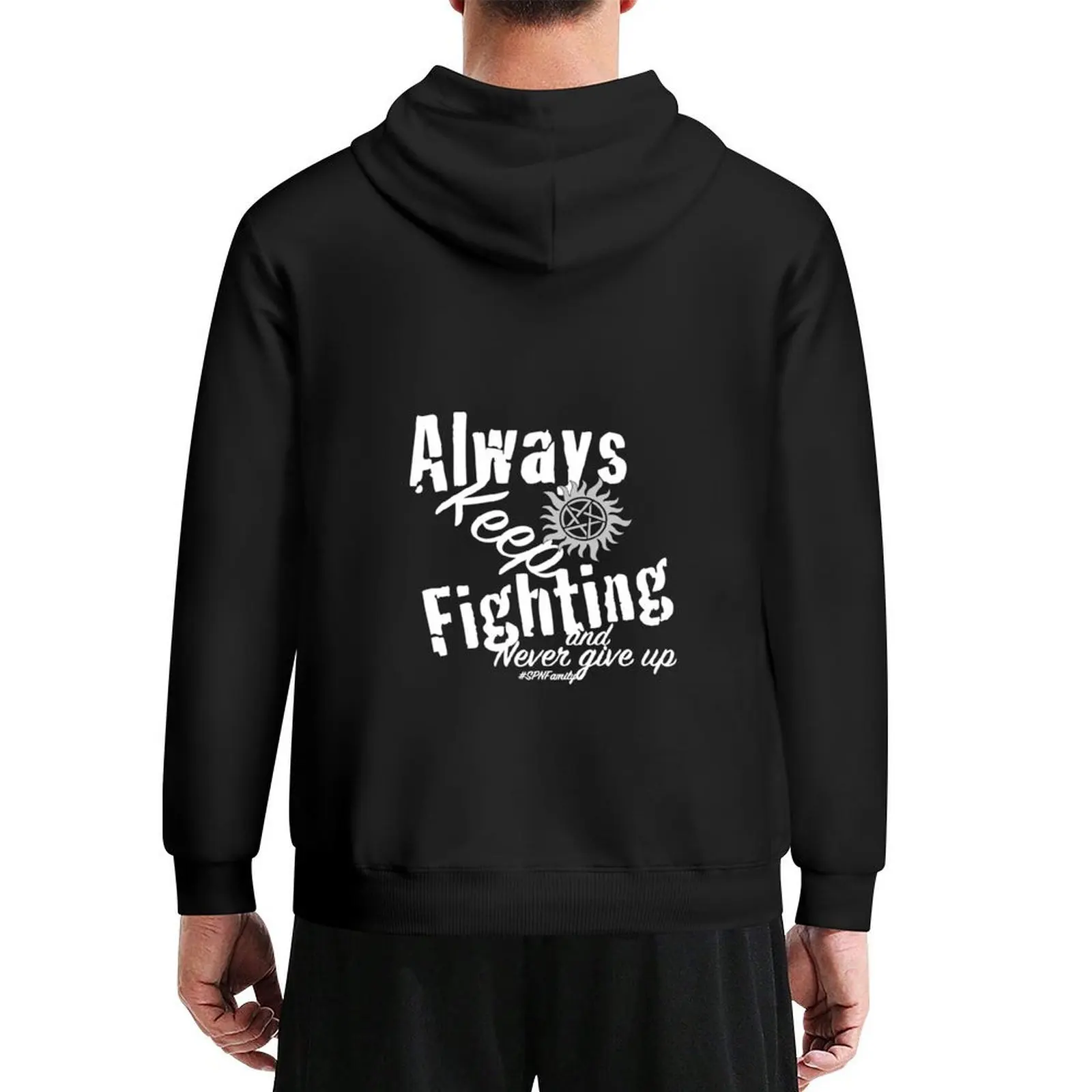 

Always Keep Fighting Hoodie men clothes men's clothing hooded shirt men's coat hoodie for men