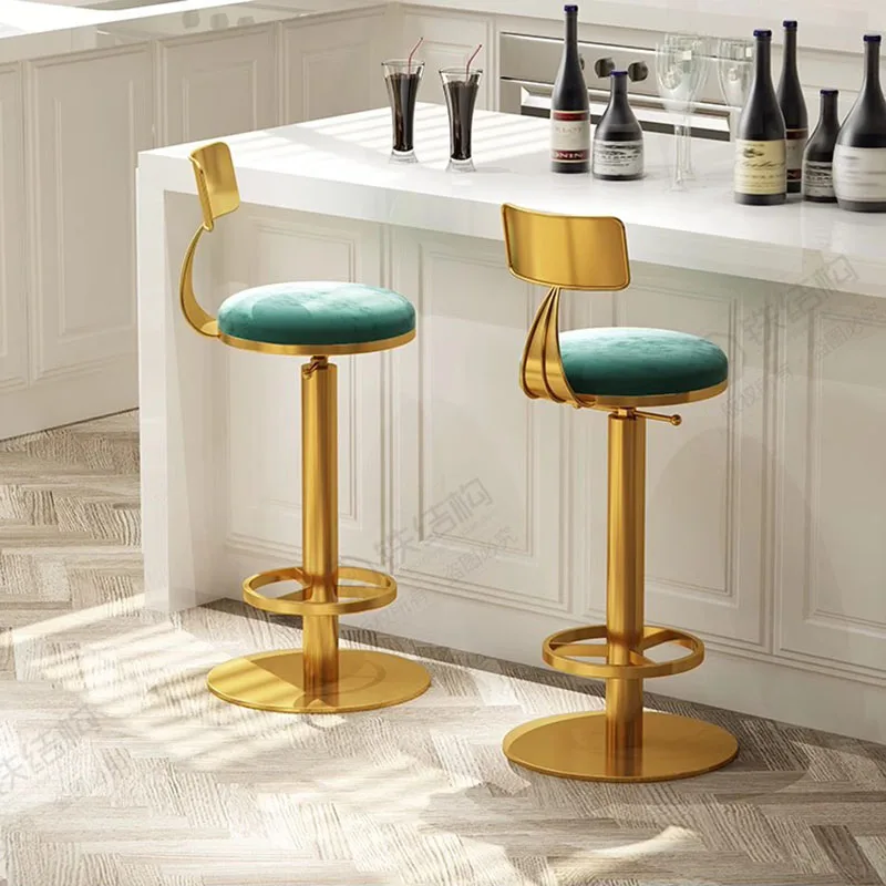 

Design Bedroom Bar Stools Outdoor Modern Luxury Metal Gaming Bar Stools Ergonomic Comfortable Bancos De Bar Library Furniture