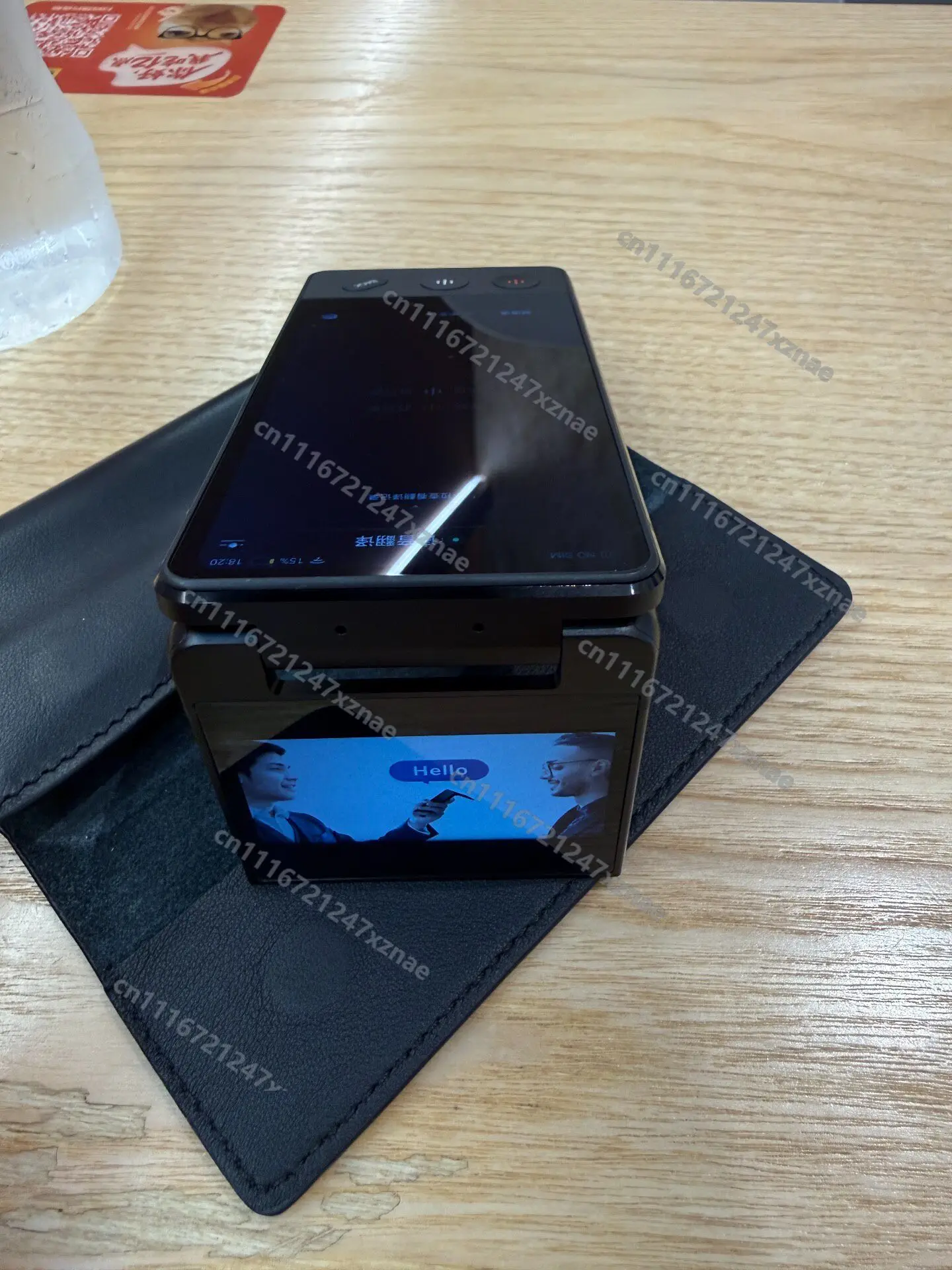 Dual screen translator AIT-P10T, black, brand new quality