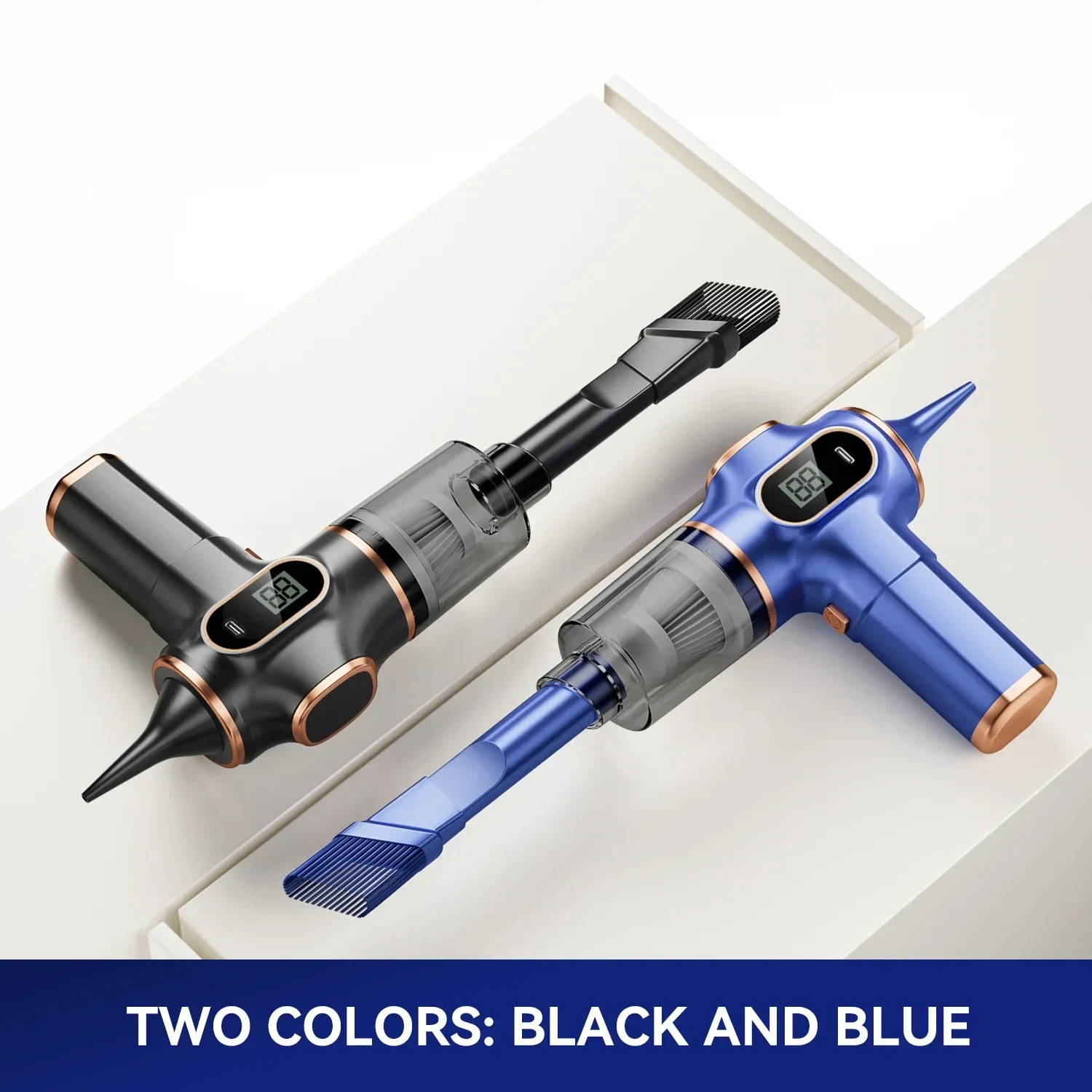 45000r/min 5 in1 車の掃除機ポータブルロボットクリーナードライウェット両用自動車車載家電