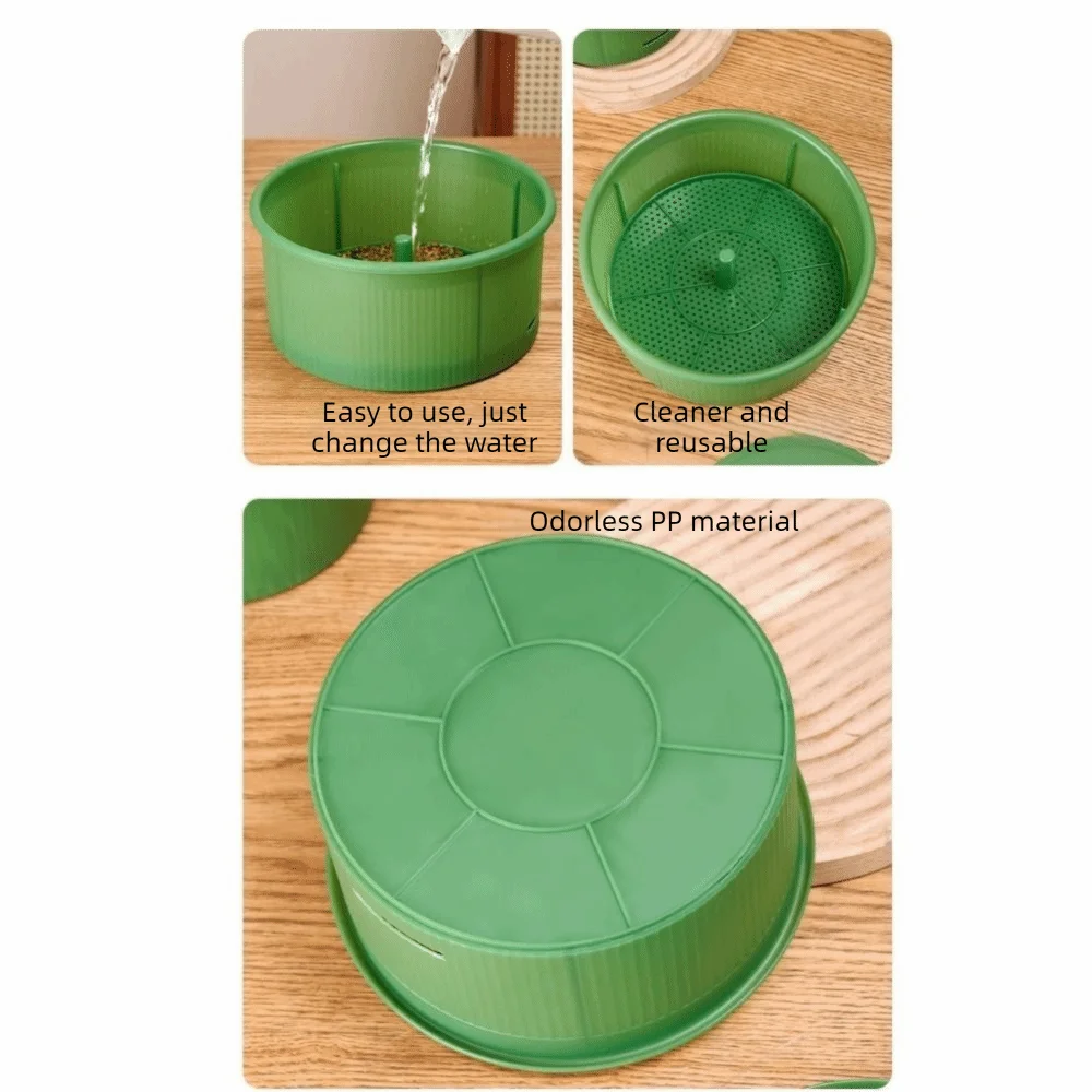 

Пластиковые горшки для проращивания бобовых ростков, разборная конструкция, нетоксичные, для беспочвенного выращивания, штабелируемые, вентилируемые, для здорового проращивания семян