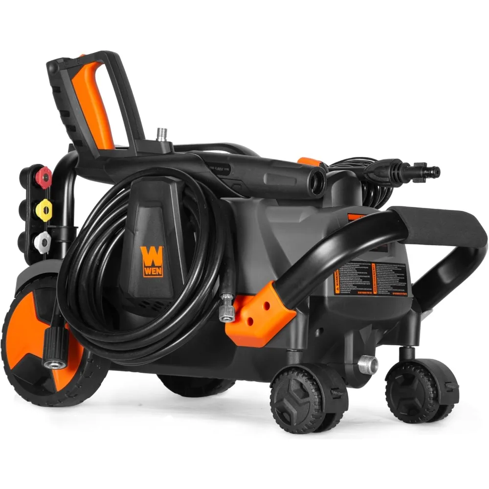 غسالة الضغط الكهربائية 2200 رطل لكل بوصة مربعة معدل تدفق 1.65 جالون في الدقيقة وتخزين المنظفات #1