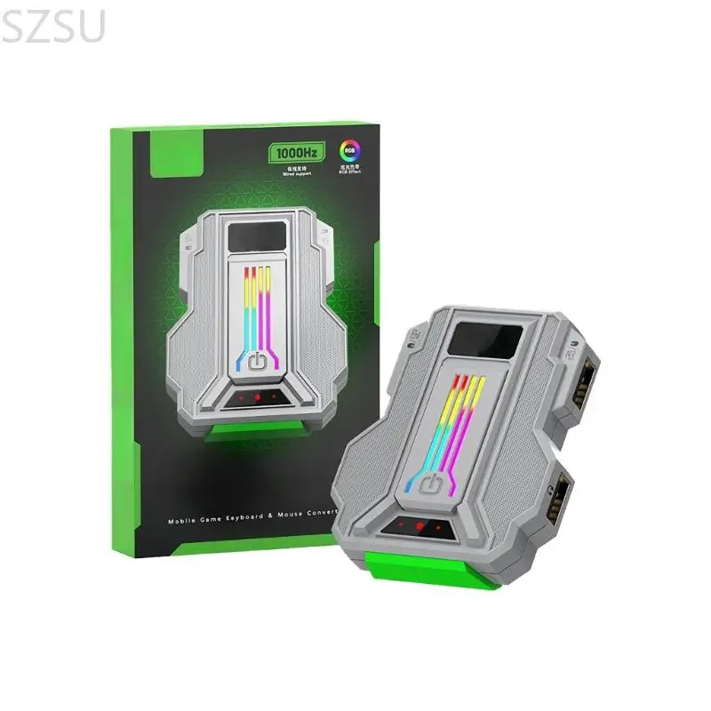 

SZSU Portable Keyboards Mouse Converter For Gaming Easy Setups for Mobile Gaming Environment
