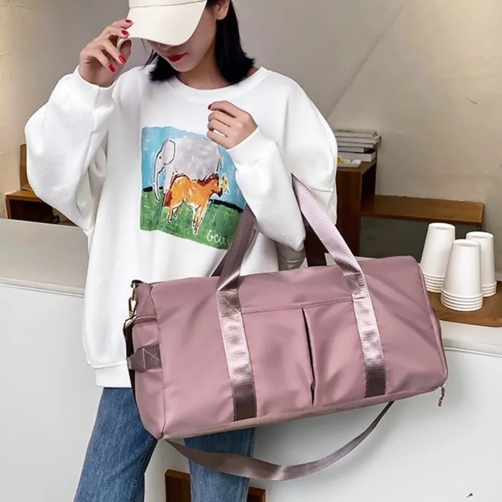 Oxford – sac de voyage pour bagages, sac de sport multifonctionnel en Nylon pour courtes Distance, multicouche, couleur unie, sac à bandoulière pour gymnastique, Fitness