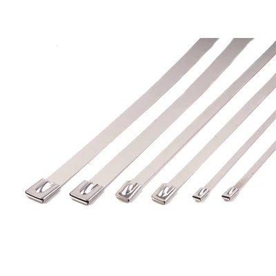 10/20pcs Stainless steel metal Cable Ties tie Zip Wrap Exhaust Heat Straps Induction pipe 7.9mm width 100-450mm 304 Material