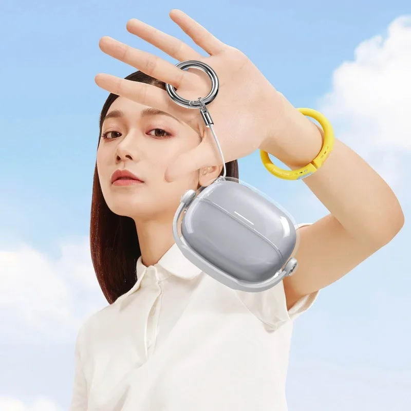 

For Redmi Buds4 / 5 / 6 Pro Transparent Lock Buckle Protective CaseMusic Boy Protective Case ，Redmi Earphone Case