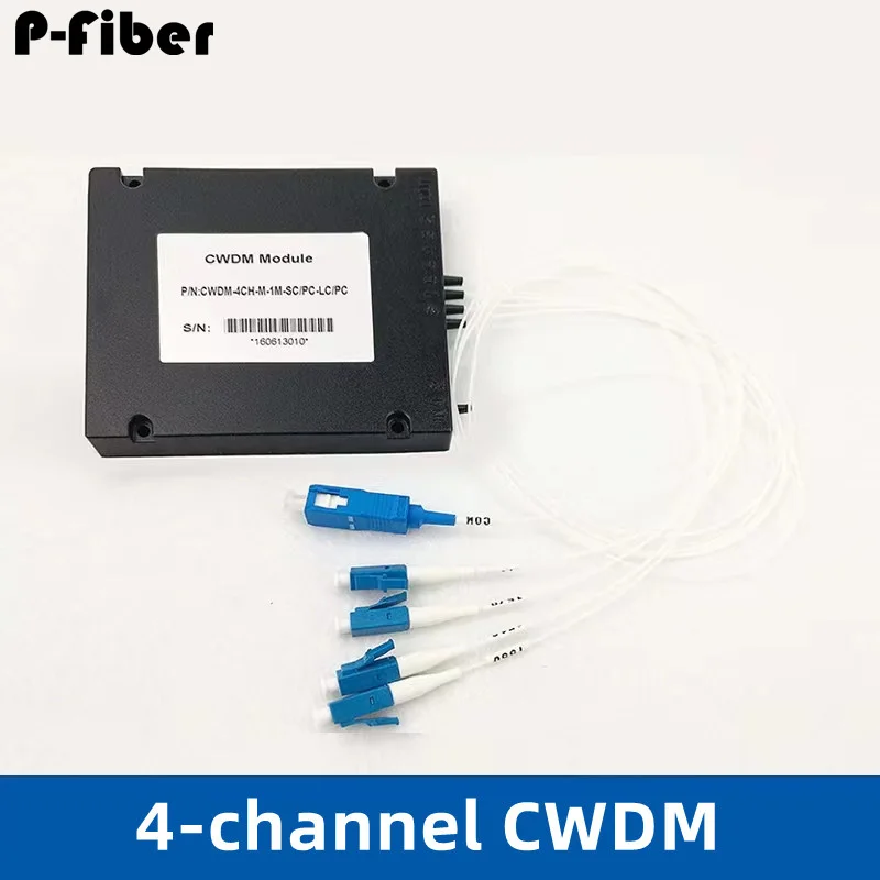 Division Multiplexer 4-channel CWDM Band 4CH 151015301550 1570nm Coarse Wavelength Optional Wavelength