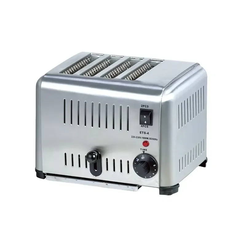 Automatic Pop-up Breakfast Sandwich Toaster 4 Pcs Slice Toaster Restaurant Commercial Mini Home Bread Toaster