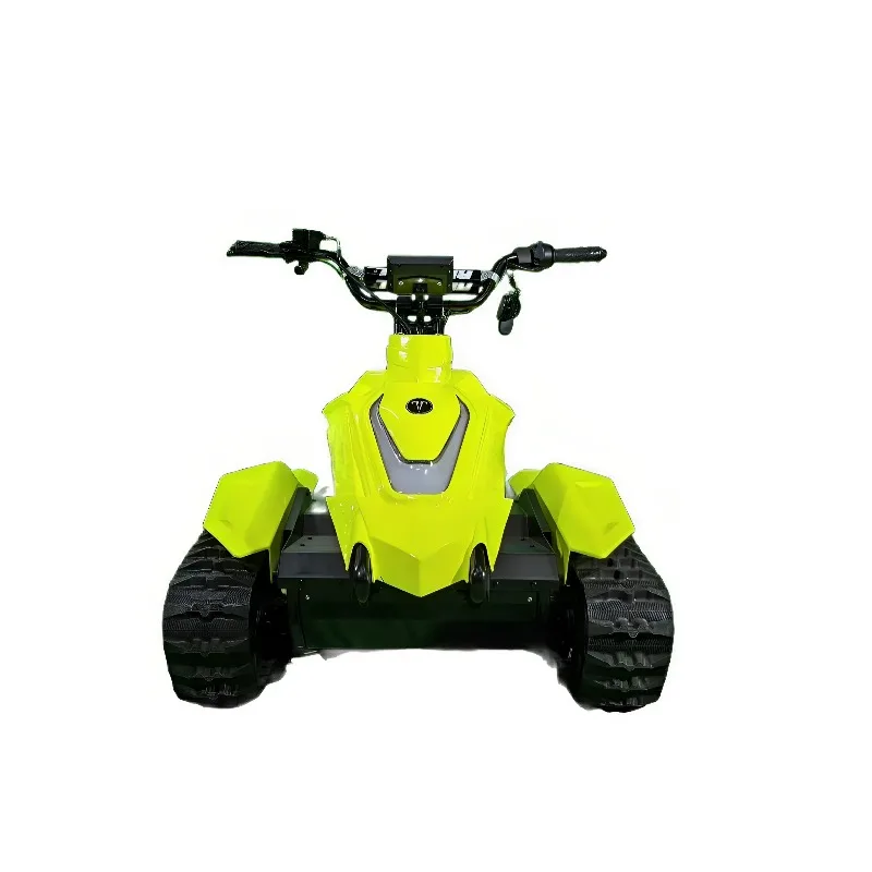 Adult Electric Tracked Snowmobile Mini Tank All-Terrain 60-Degree Climbing Extreme Winter Off-Road Crawler Sport Sled Scooter