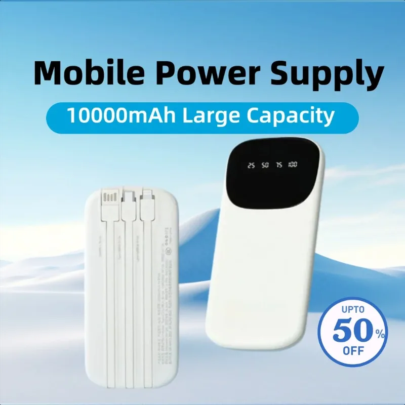 

New 10000mAh Large Capacity Portable Power Bank Mobile Power Supply