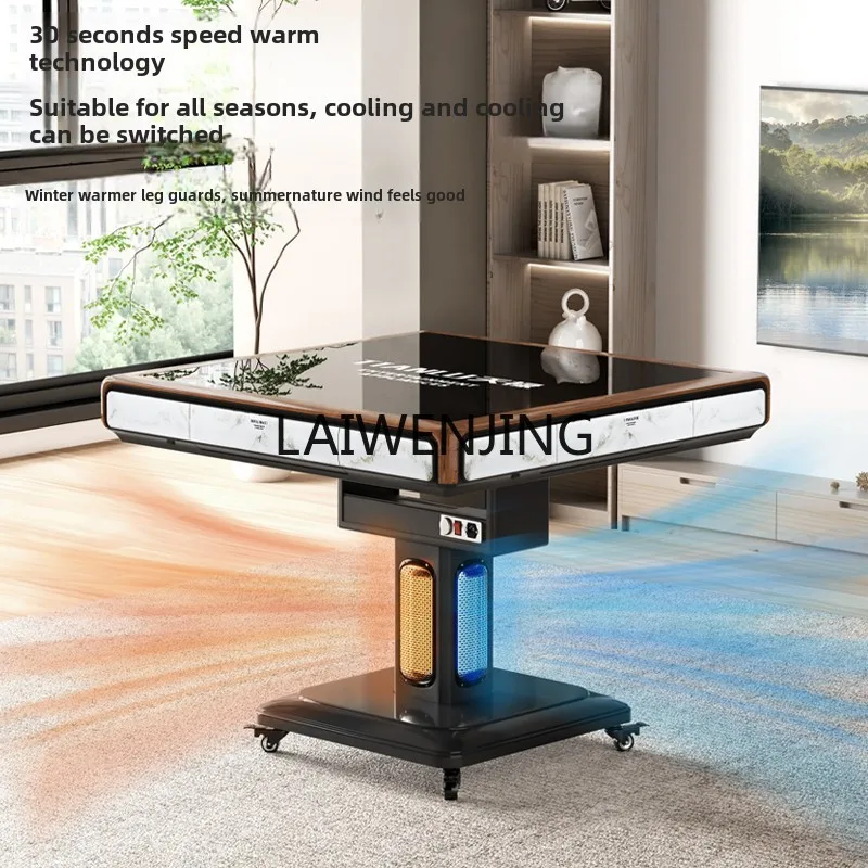 MJY tavolo da mahjong pieghevole automatico montagne russe tavolo da pranzo ultra silenzioso integrato a doppio scopo