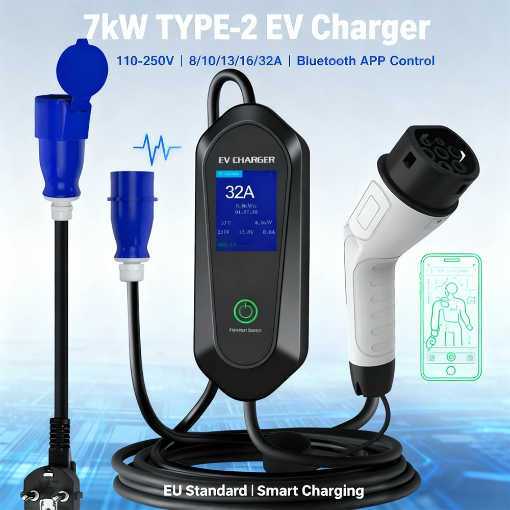 7KW 32A 5M 1Phase T…