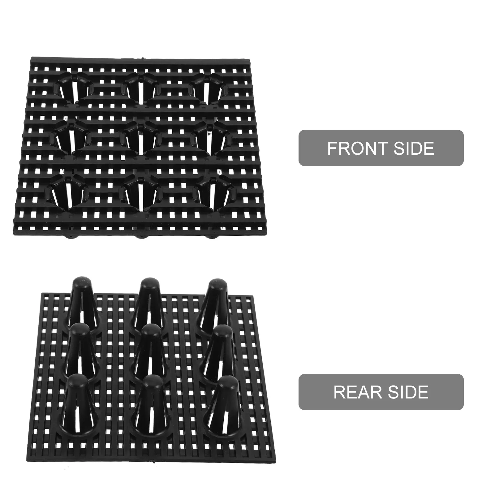 12Pcs Plant Saucer Riser Breathable Feet Thickened Plastic Pot Risers for Indoor Outdoor Drainage Flower Pot Feet Prevent Rot