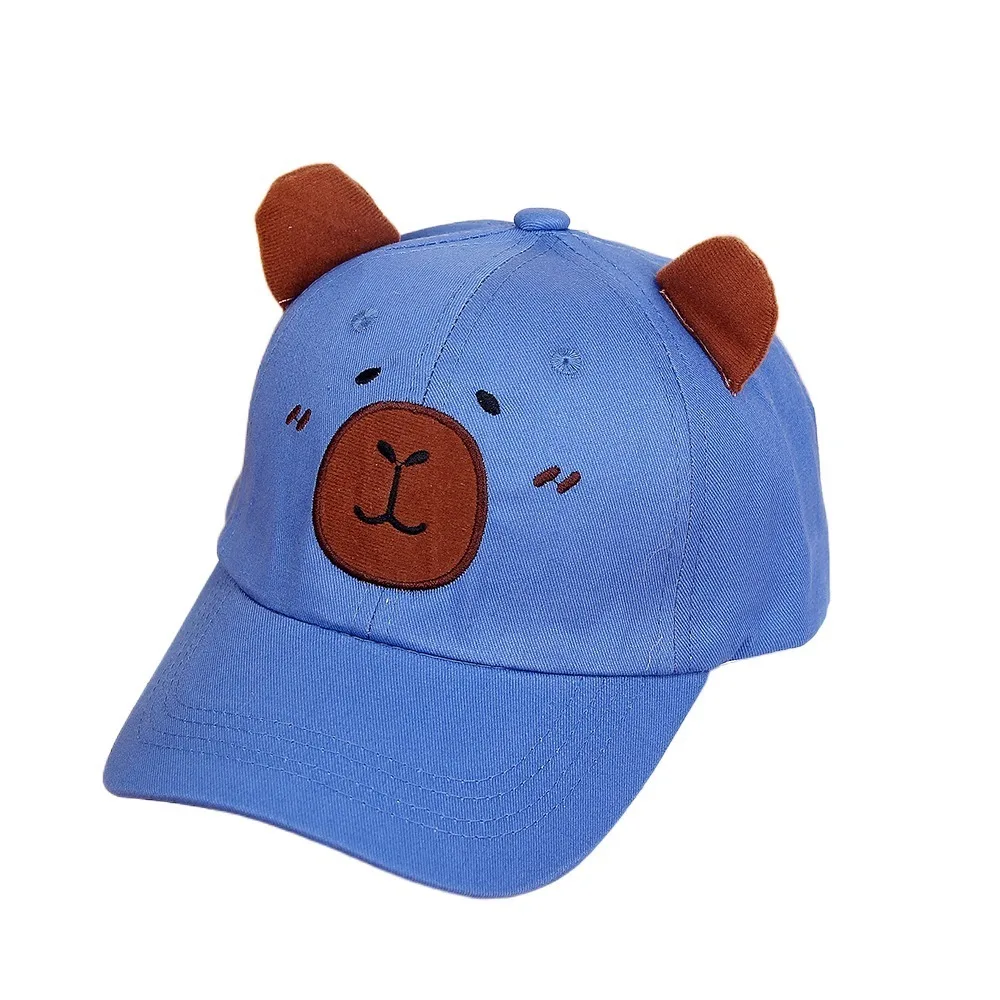 

Trendy Breathable Capybara Peaked Cap Cotton Korean Style Children Baseball Hat Soft All-Match Baby Sunscreen Hat Versatile